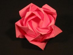 纸玫瑰怎么折（折纸玫瑰